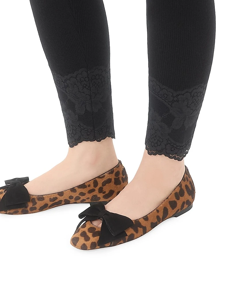 Bowow Ballerinas Pony-Effect Calfskin