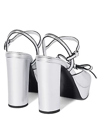 Mordoré Nappa Leather Platform Sandals