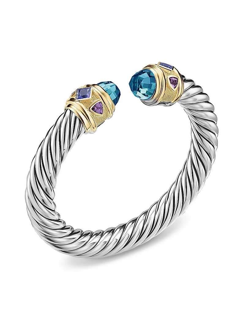 Renaissance Cable Flex Bracelet Sterling Silver