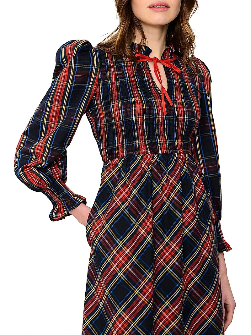 Midnight Tartan Izzy Dress