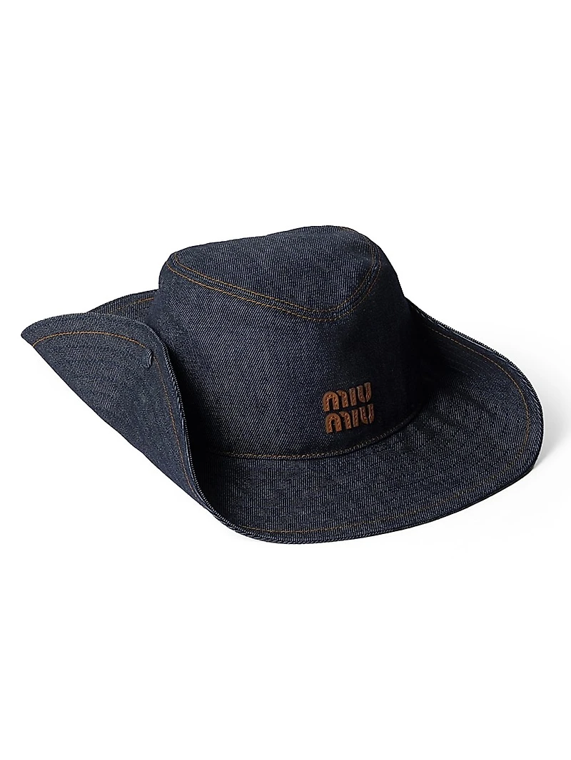 Denim Cowboy Hat