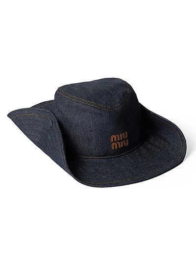 Denim Cowboy Hat