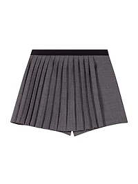 Pleated Skort