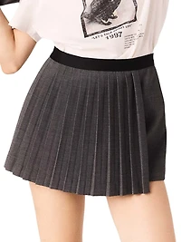 Pleated Skort