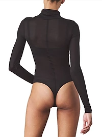 Marina Long-Sleeve Sheer Bodysuit