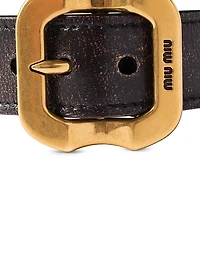 Nappa Leather Bracelet with Buckle