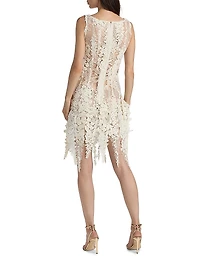 Foxgloves Guipure Lace Minidress
