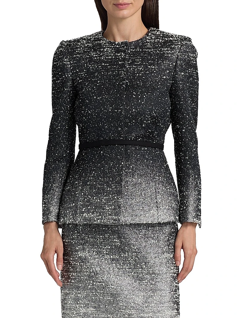 Ombré Bouclé Jacket