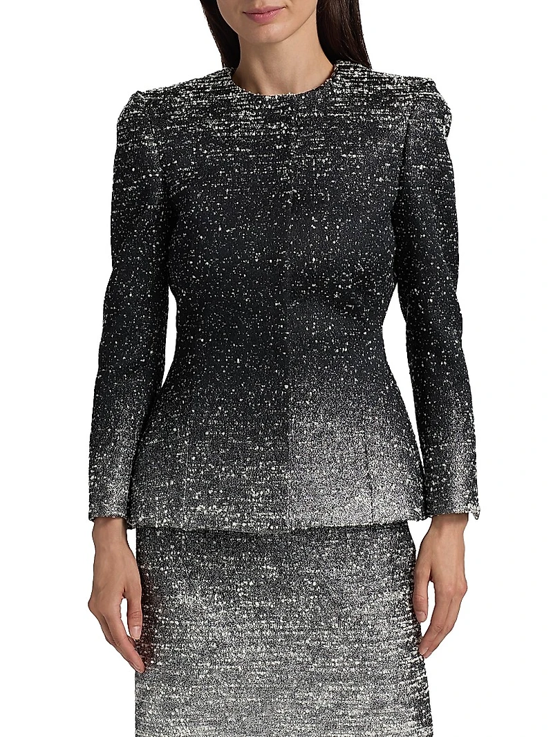 Ombré Bouclé Jacket
