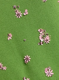 Embellished Floral Cluster-Embroidered Wool Sweater