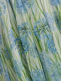 Alliums Degrade Chiffon Strapless Gown