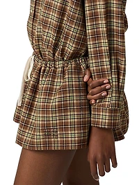 Plaid Miniskirt