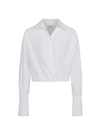 Taken Cotton Wrap Shirt