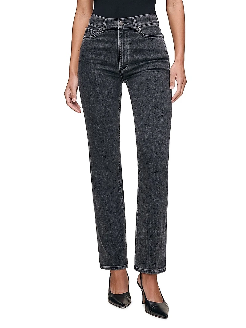 Halle Straight High Rise Instasculpt Jeans