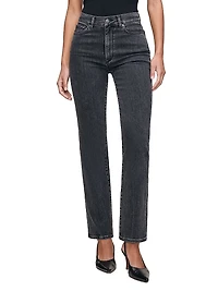Halle Straight High Rise Instasculpt Jeans