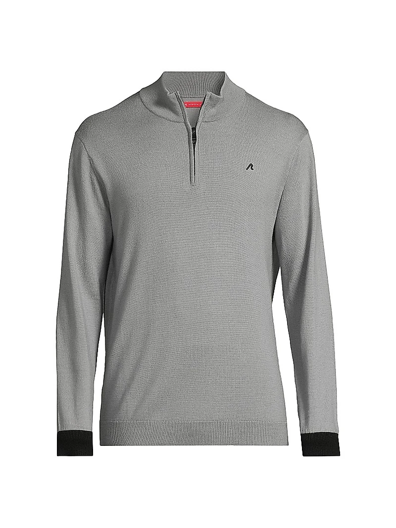 Rowe Merino Wool Quarter-Zip Sweater