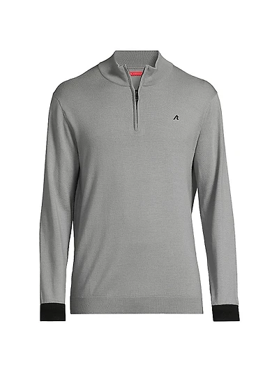 Rowe Merino Wool Quarter-Zip Sweater