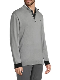 Rowe Merino Wool Quarter-Zip Sweater