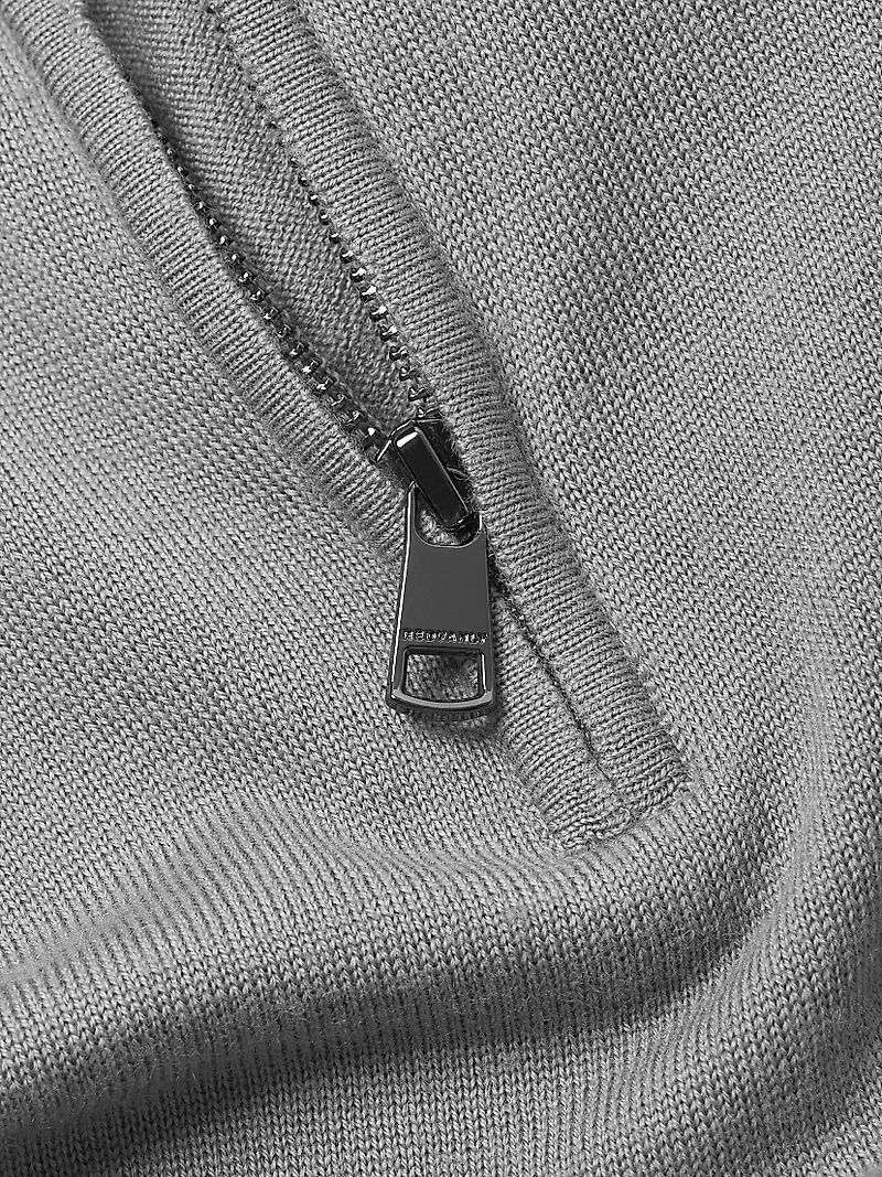 Rowe Merino Wool Quarter-Zip Sweater