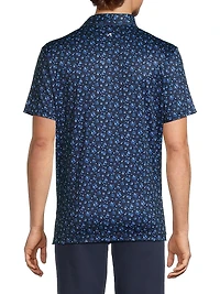 Rovana Floral Performance Polo Shirt
