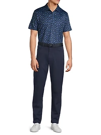 Rovana Floral Performance Polo Shirt