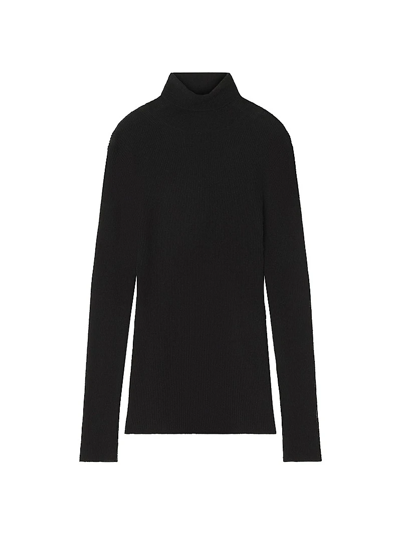 Turtleneck Sweater Merino Wool and Silk