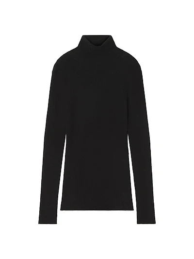Turtleneck Sweater Merino Wool and Silk
