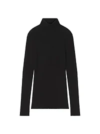 Turtleneck Sweater Merino Wool and Silk