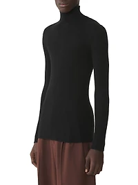 Turtleneck Sweater Merino Wool and Silk