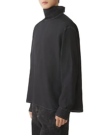 Silk High Neck T-Shirt