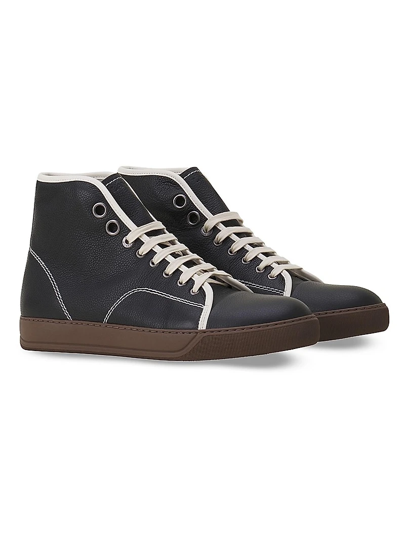DBB1 High-Top Leather Sneakers