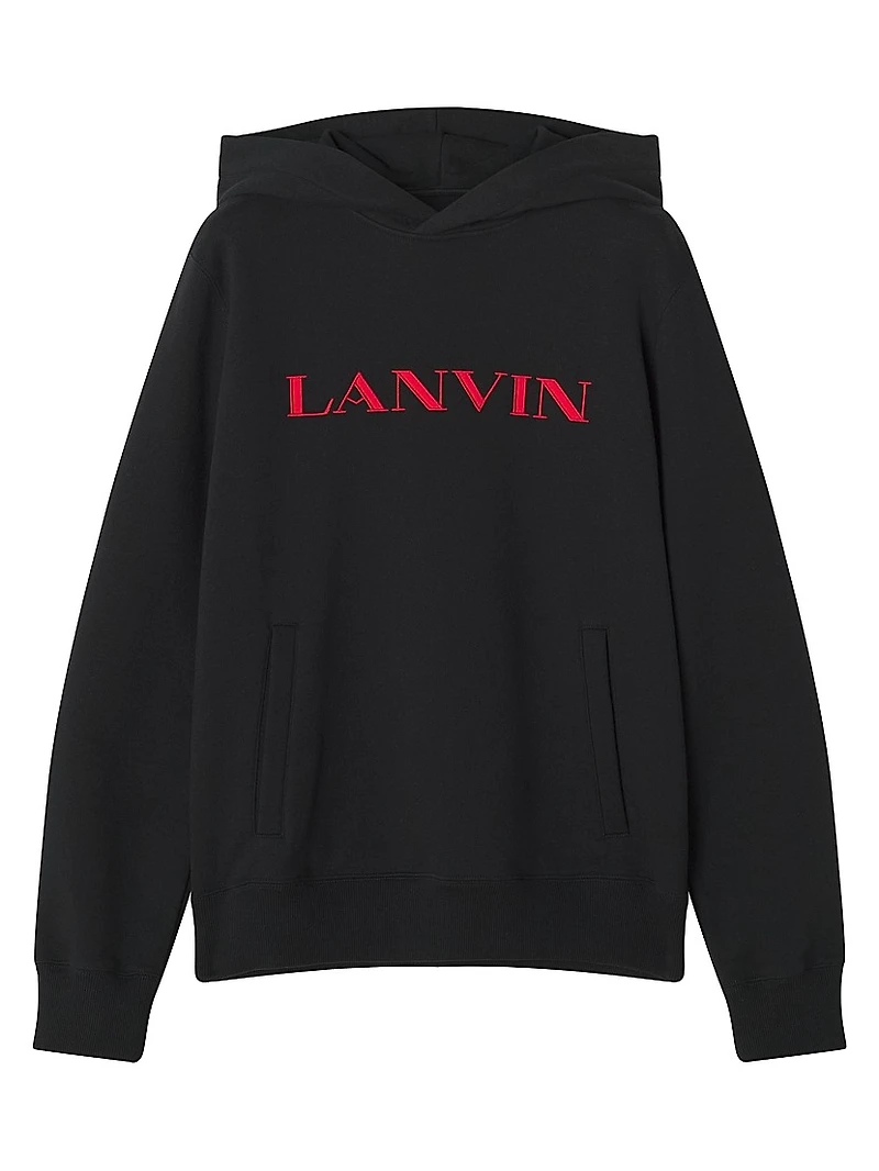 Embroidered Cotton Hoodie
