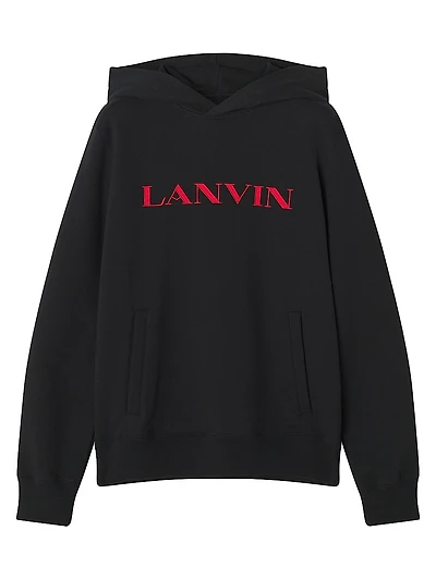 Embroidered Cotton Hoodie