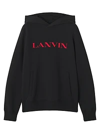 Embroidered Cotton Hoodie
