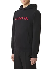 Embroidered Cotton Hoodie