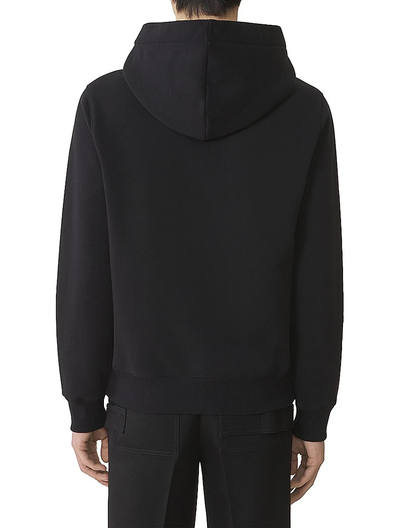 Embroidered Cotton Hoodie