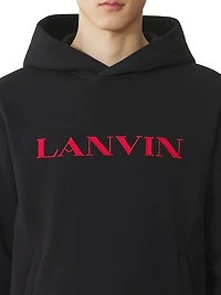 Embroidered Cotton Hoodie