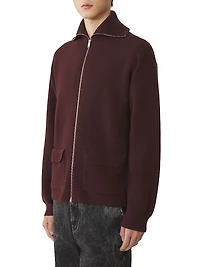 Cashmere Zip Cardigan