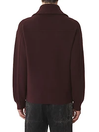 Cashmere Zip Cardigan