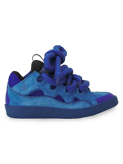 Curb Sneakers Leather with Snake Laces