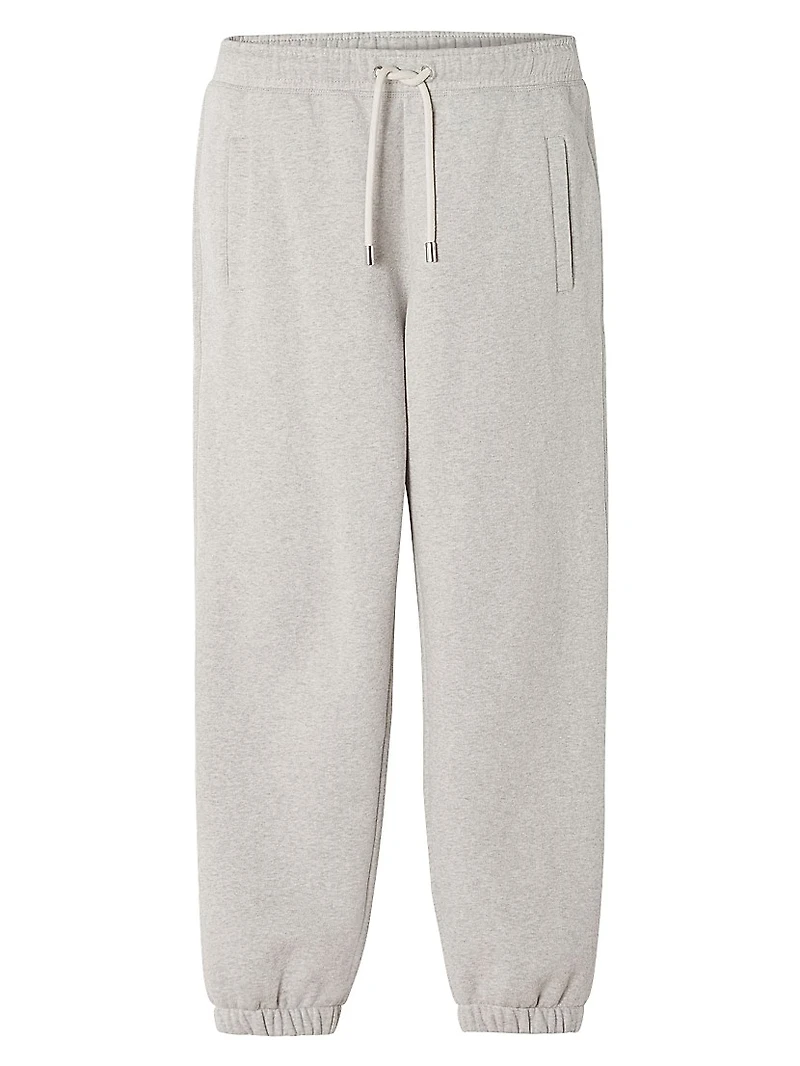 Cotton Fleece and Cashmere Jogging Pants