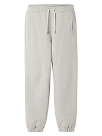 Cotton Fleece and Cashmere Jogging Pants