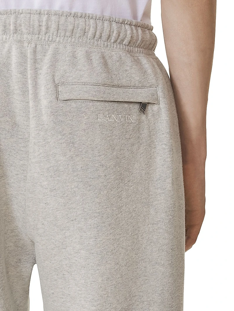 Cotton Fleece and Cashmere Jogging Pants