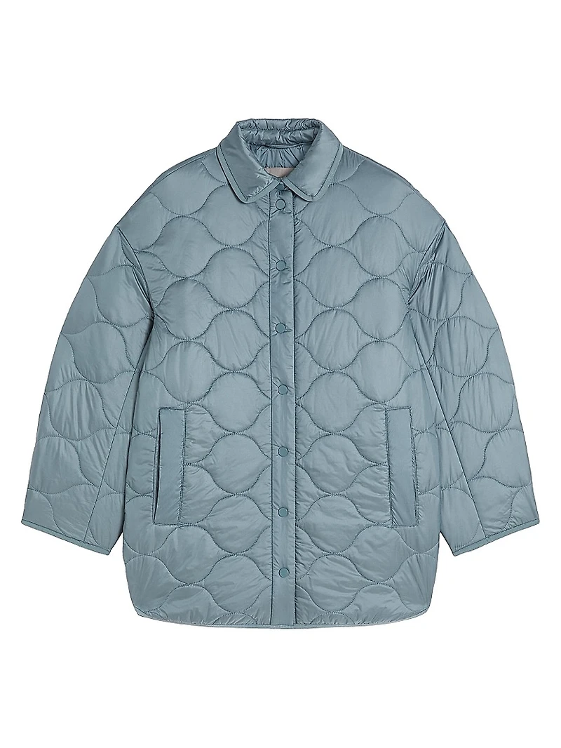 Nylon Overshirt Coat