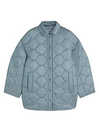 Nylon Overshirt Coat