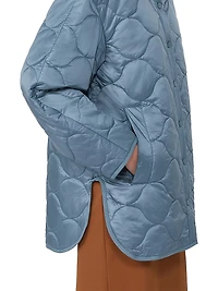 Nylon Overshirt Coat