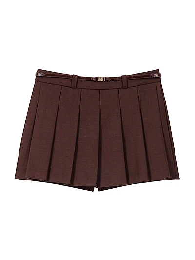 Pleated Skort