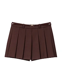 Pleated Skort
