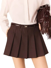 Pleated Skort