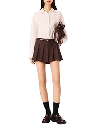 Pleated Skort